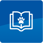 Book with a Paw Print Icon